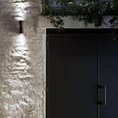 Flos - Clessidra Applique Outdoor Grigio 40°+40°